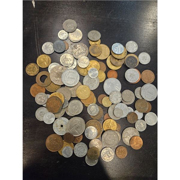 Assorted coins