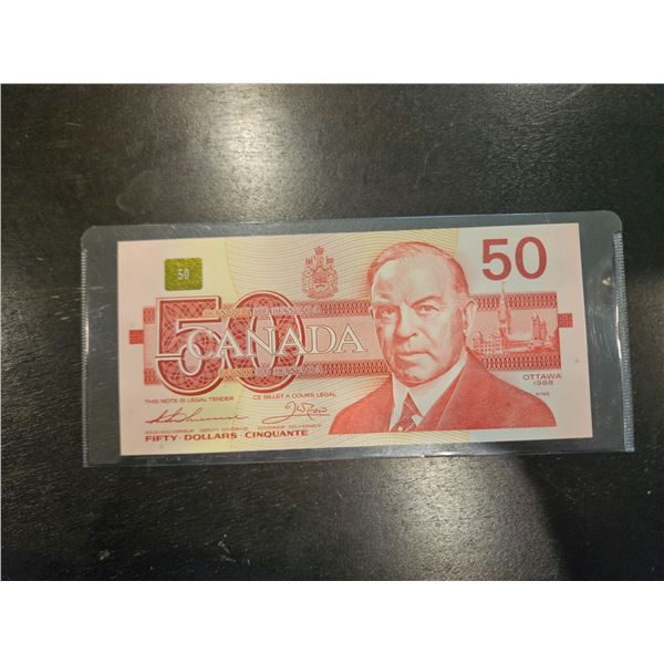 1988 Canadian $50 bill
