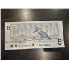 Image 2 : 1986 Canadian $5 bill