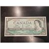 Image 1 : 1954 Canadian $1 bill