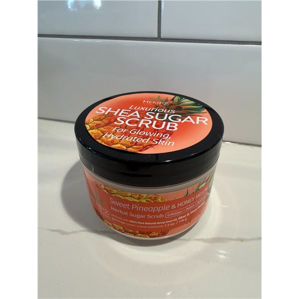 Hempz Shea Sugar Scrub. Pineapple & Honey Melon