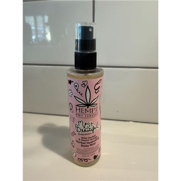Hempz body mist. Wild Orchid & Sweet Orange