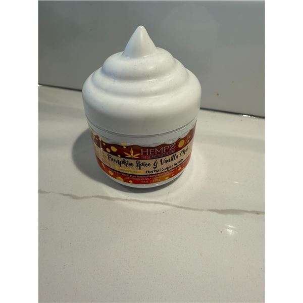 Hempz herbal sugar scrub. Pumpkin & Vanilla