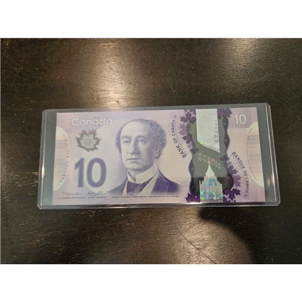 2013 Canadian $10 bill