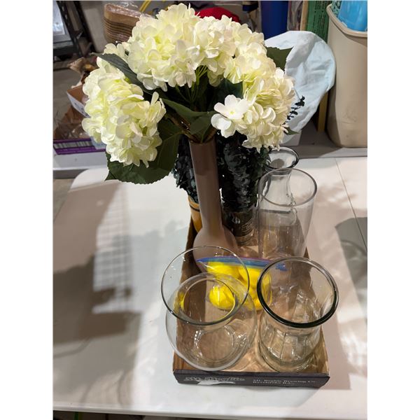 Home decor and vases