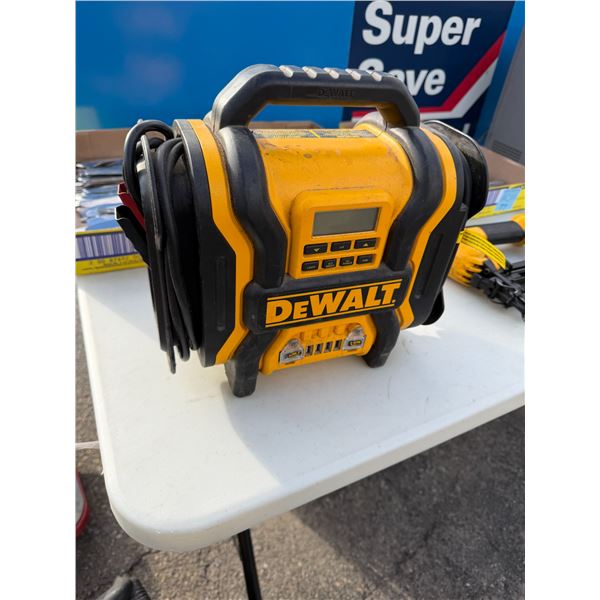 DeWalt booster pack needs power cord