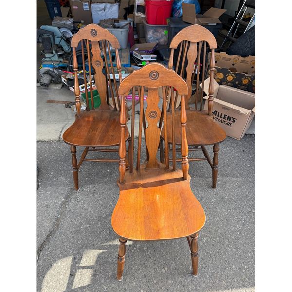 3 vintage chair chairs