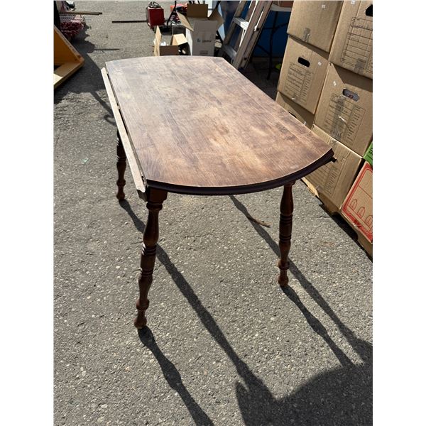 Drop side table