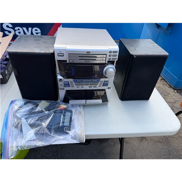 JVC shelf stereo