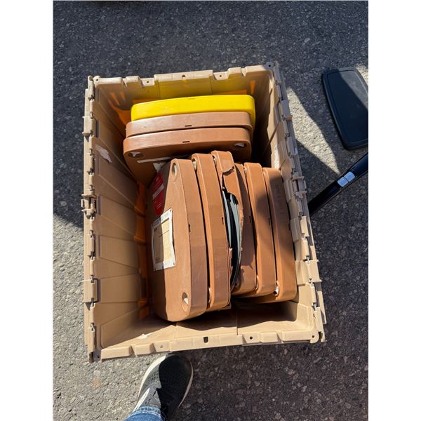 Movie reels with movies