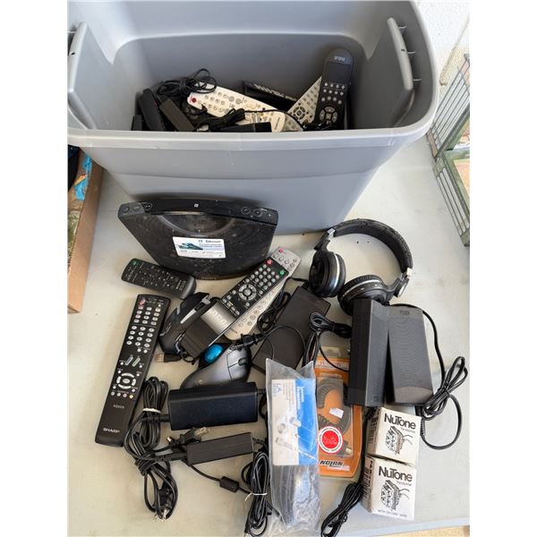 Assorted remotes, etc.