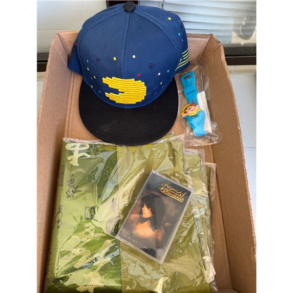 Rice crispies, watch Ozzy Osbourne, cassette and other items