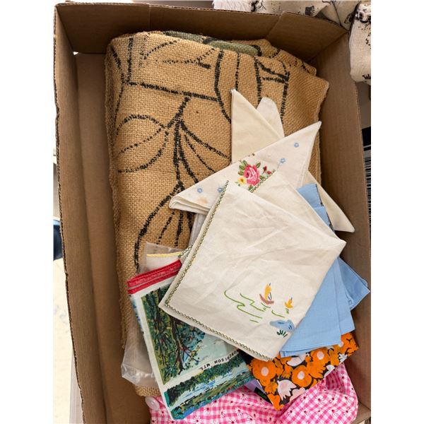 Assorted linens