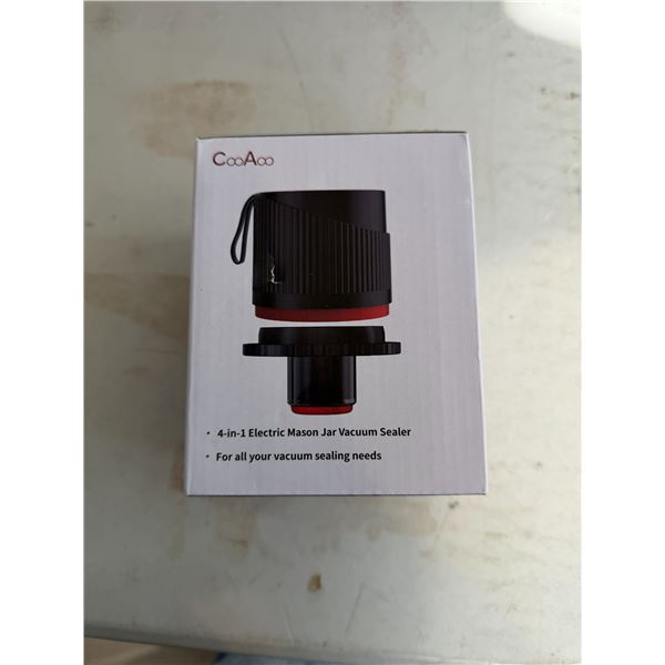 COOAOO 4-1 Electric mason jar vacuum sealer