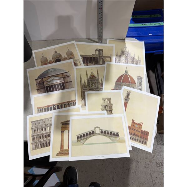 Ancient Rome architecture, Prints set