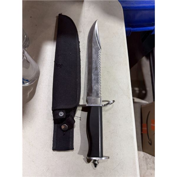Knife with sheath