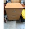 Image 1 : Rolling  cabinet with drawers 19" x 15 1/2" x 26" tall