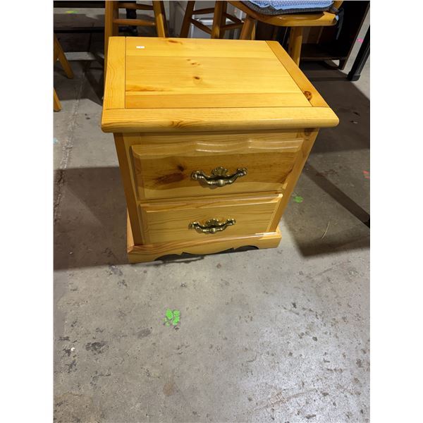 Nightstand 21" x 17 1/2" x 21 1/2" tall