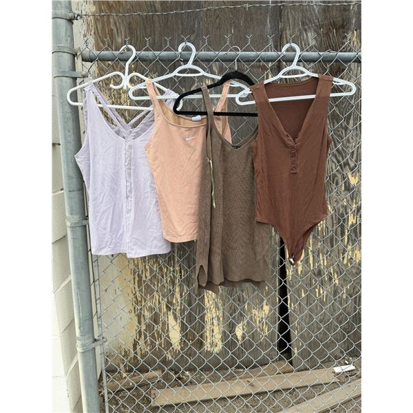 Assorted tanks and bodysuit