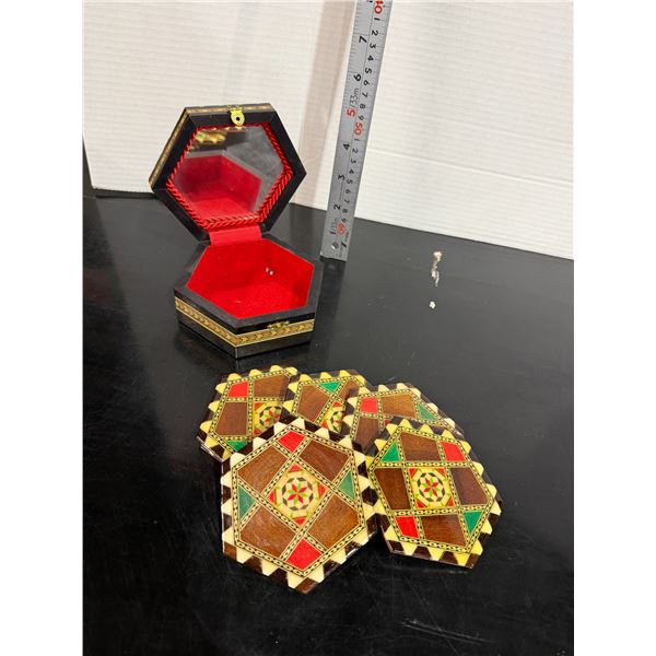 Coasters in Coaster Box