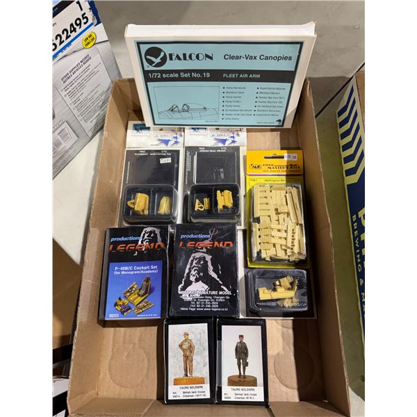 Model accessories, high-quality, resin, and cast products