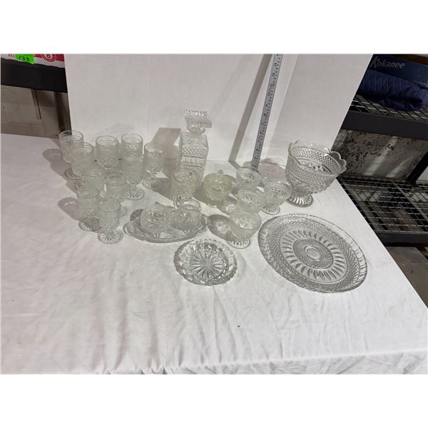Crystal and cut Glass