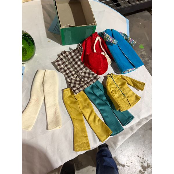 Vintage homemade Barbie clothing