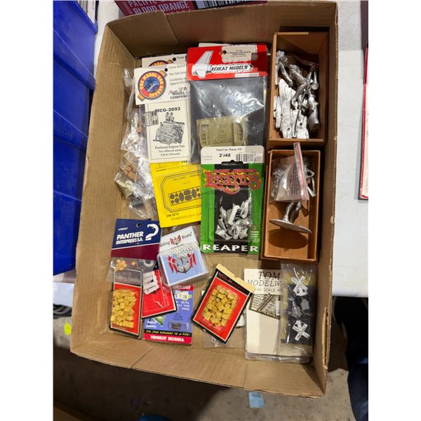 Modeling, accessories, reheat, model items, and other