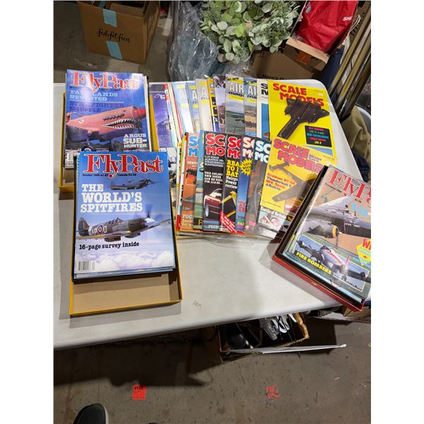 Fly past and scale model magazine