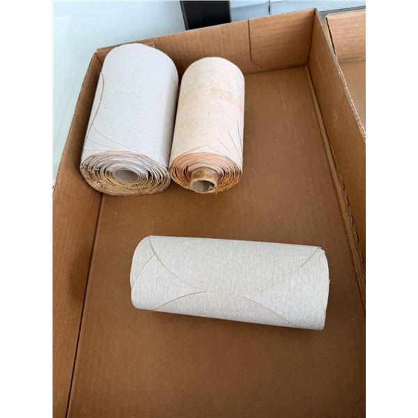 Sandpaper rolls