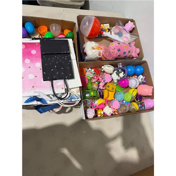Toys and gift bags