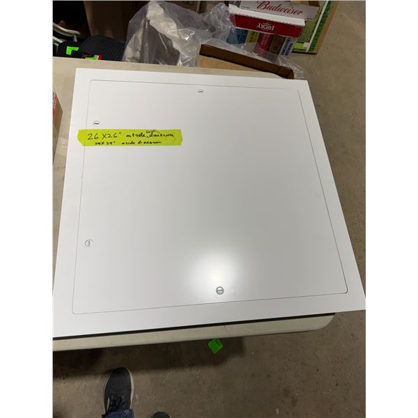 26" x 26" outside dimension 24" x 24" inside dimension