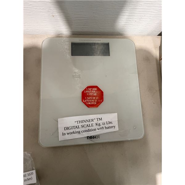 Thinner TM, digital scale