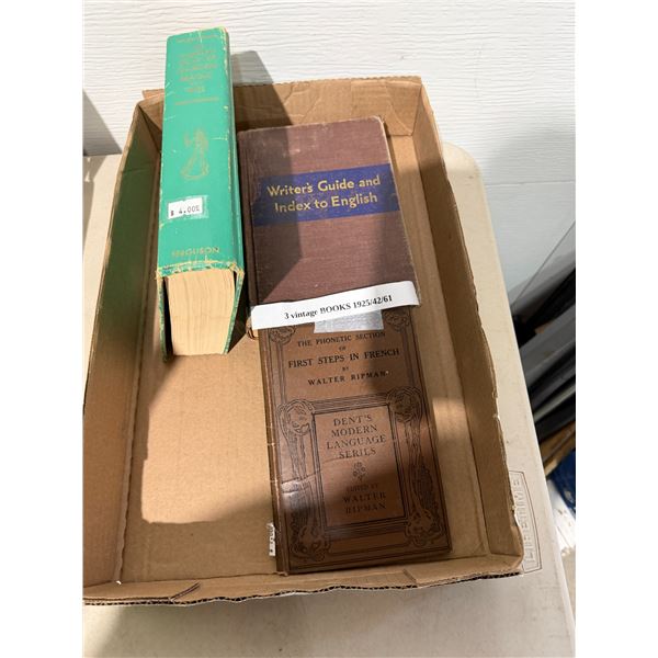 Three Vintage books