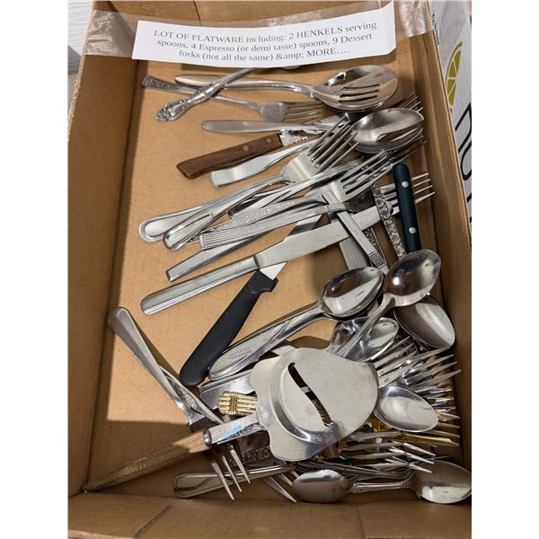Lot flatware