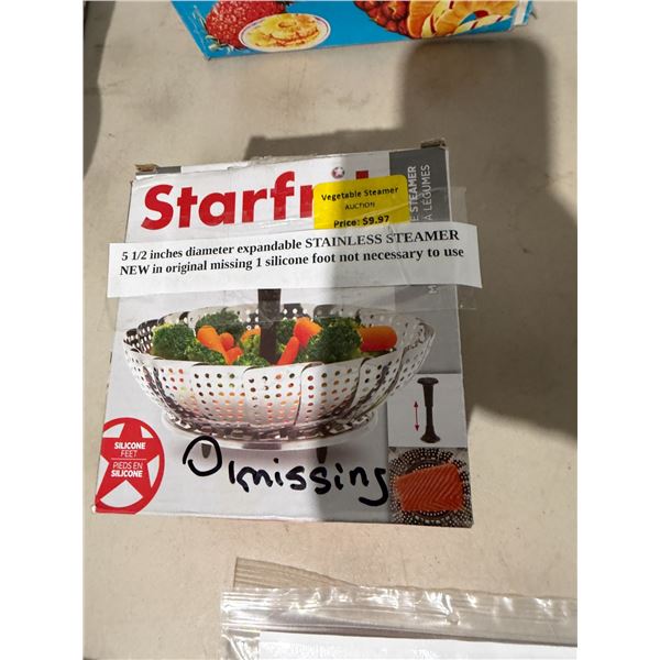 5 1/2 inch diameter expand Dal stainless steel steel steamer