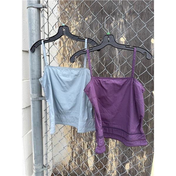 New tops, medium and large