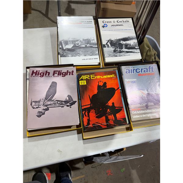 Cross &  Cockade, international journals and other aircraft magazines