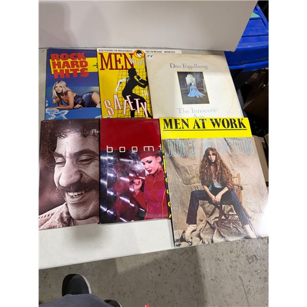 Records men at work rock hard hits Jim CROCE