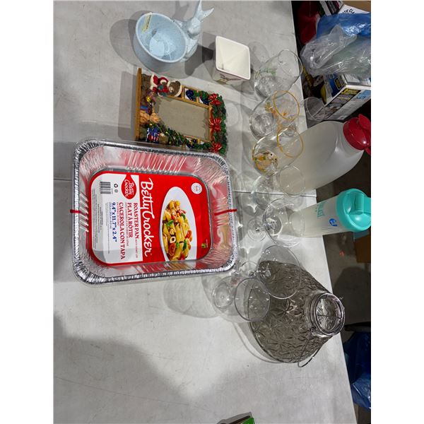 Miscellaneous lot glasses