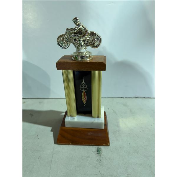1983 motorcycle racing trophy