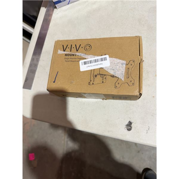 VIVO single monitor pegboard mount