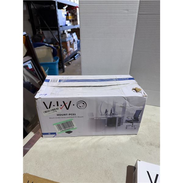 VIVO rack under desk and wall PC mount