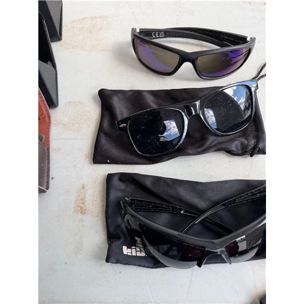 Assorted sunglasses