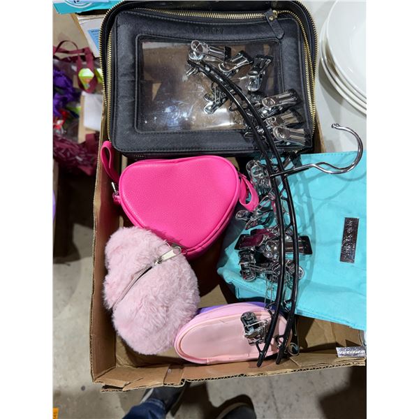 Make up bags, etc.