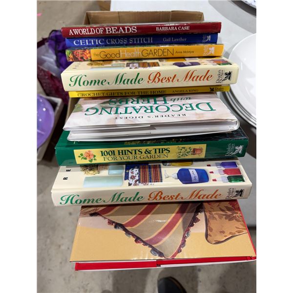 Gardening and crafting books