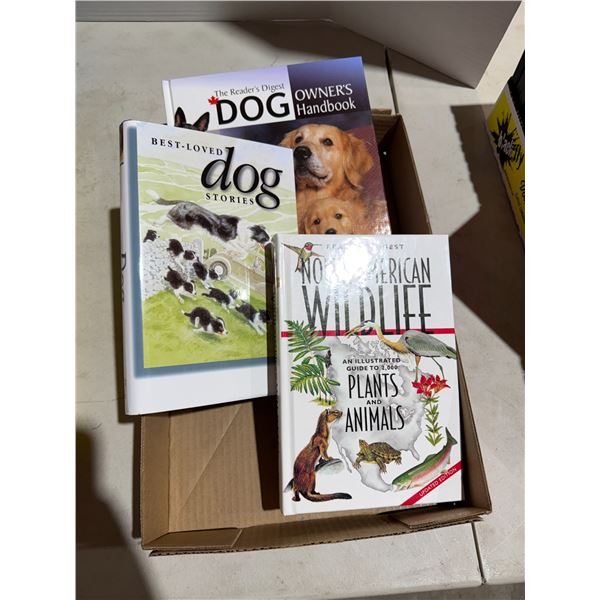 Dog books and wildlife books