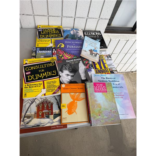 Assorted books