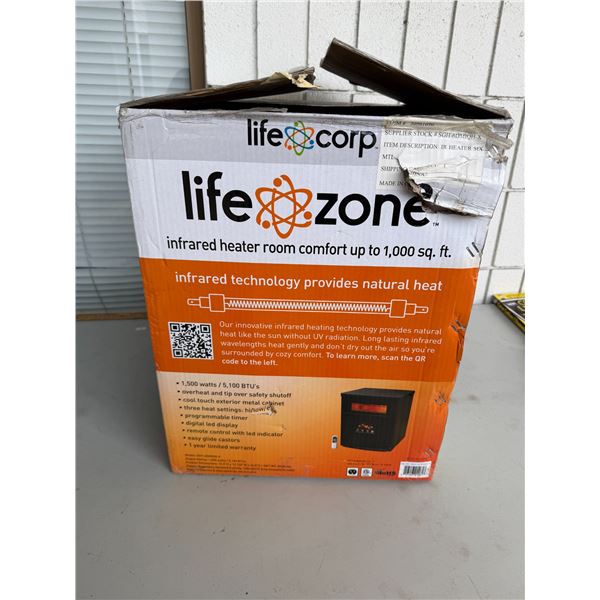 Infrared heater guaranteed working take a home try it if it doesn't work let me know by Monday at 5 