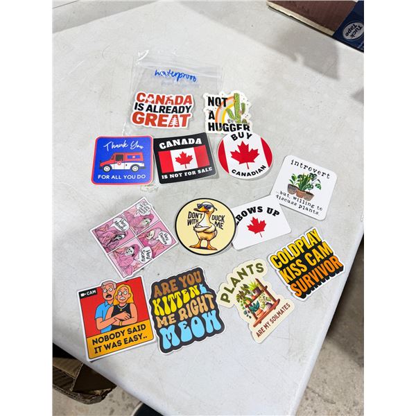 Waterproof stickers